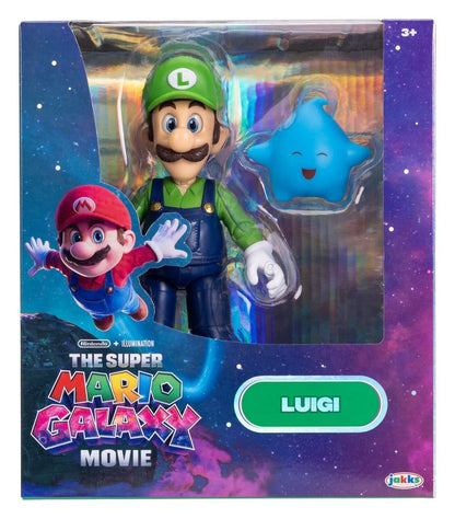 De Super Mario Galaxy Movie Actiefiguur Luigi 13 cm