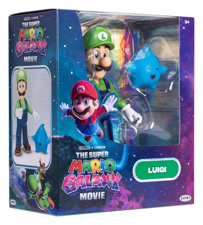 De Super Mario Galaxy Movie Actiefiguur Luigi 13 cm