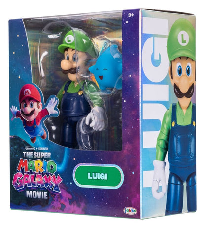 De Super Mario Galaxy Movie Actiefiguur Luigi 13 cm