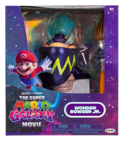 De Super Mario Galaxy Movie-actiefiguur Wonder Bowser Jr. 13 cm
