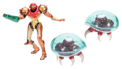 World of Nintendo Metroid minifiguur 3-pack Samus Bounty Hunter 6 cm
