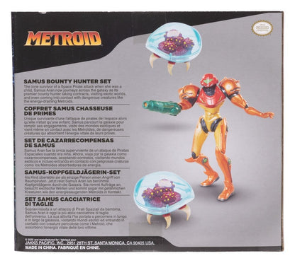 World of Nintendo Metroid minifiguur 3-pack Samus Bounty Hunter 6 cm