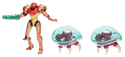 World of Nintendo Metroid minifiguur 3-pack Samus Bounty Hunter 6 cm
