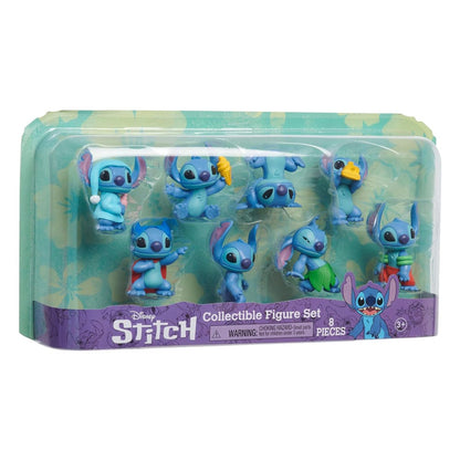 Lilo & Stitch Mini Figuur 8-Pack Stitch Collectible Figuur Set 7 cm