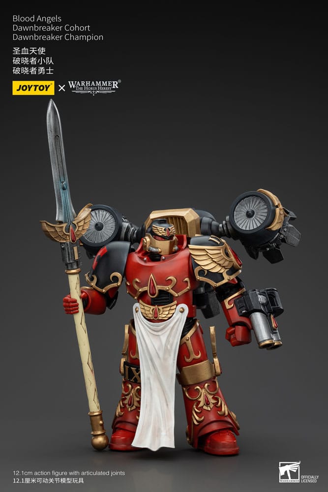 Warhammer the Horus Heresy -actie Figuur 1/18 Blood Angels Raldoron First Captain of the Blood Angels 13 cm