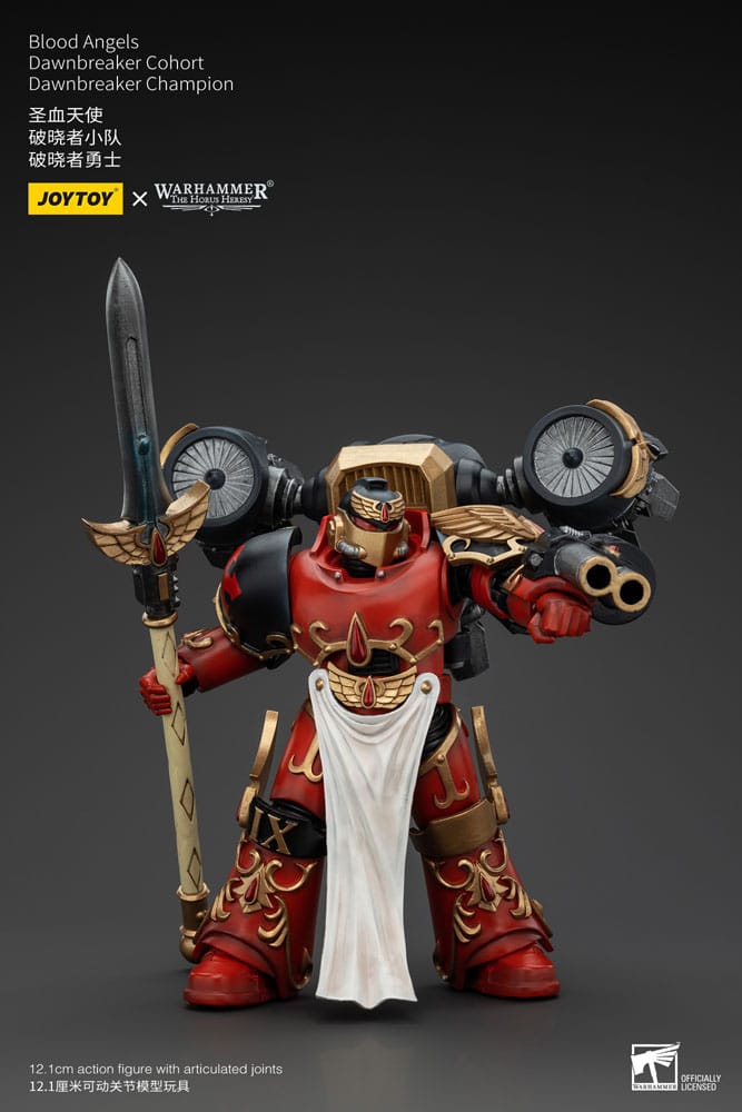 Warhammer the Horus Heresy -actie Figuur 1/18 Blood Angels Raldoron First Captain of the Blood Angels 13 cm
