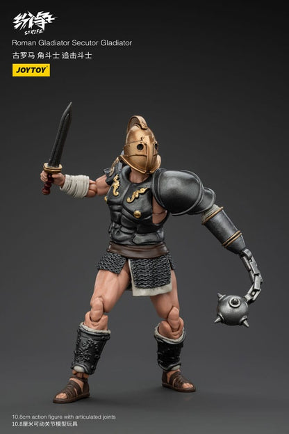 Strifactie Figuur 1/18 Romeinse Gladiator Secutor Gladiator 11 cm