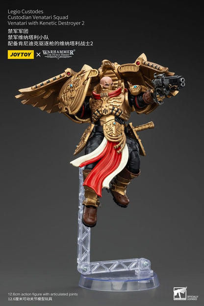 Warhammer the Horus Heresy Action Figuur 1/18 Legio Custodes Custodian Venatari Squad Venatari met Kenetic Destroyer 2 13 cm