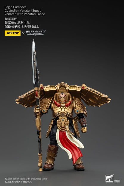 Warhammer the Horus Heresy Action Figuur 1/18 Legio Custodes Custodian Venatari Squad Venatari met Venatari Lance 13 cm