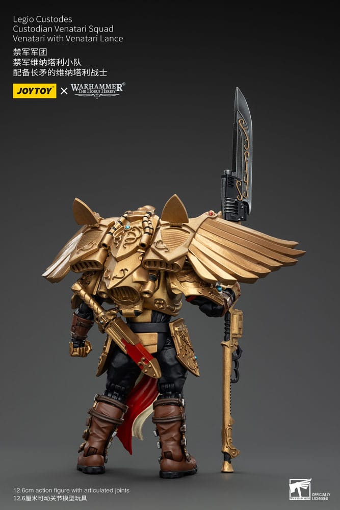 Warhammer the Horus Heresy Action Figuur 1/18 Legio Custodes Custodian Venatari Squad Venatari met Venatari Lance 13 cm
