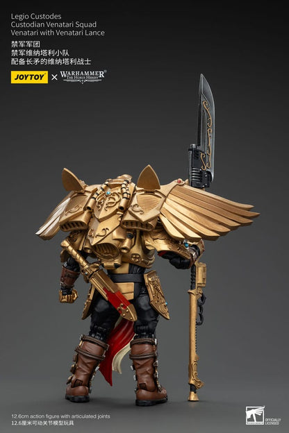 Warhammer the Horus Heresy Action Figuur 1/18 Legio Custodes Custodian Venatari Squad Venatari met Venatari Lance 13 cm