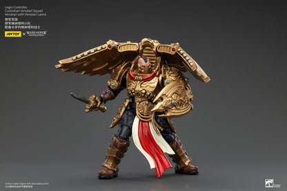 Warhammer the Horus Heresy Action Figuur 1/18 Legio Custodes Custodian Venatari Squad Venatari met Venatari Lance 13 cm