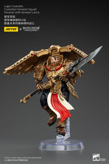 Warhammer the Horus Heresy Action Figuur 1/18 Legio Custodes Custodian Venatari Squad Venatari met Venatari Lance 13 cm