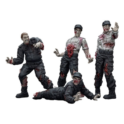 Zombie Dark Source Actiefiguren 4-Pack Beveiligers 8 cm