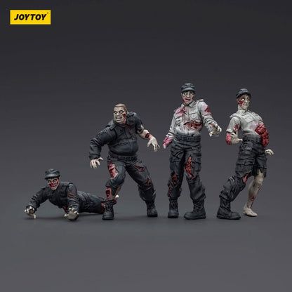 Zombie Dark Source Actiefiguren 4-Pack Beveiligers 8 cm