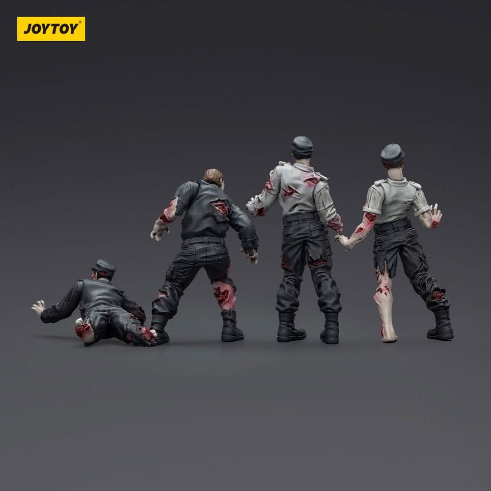 Zombie Dark Source Actiefiguren 4-Pack Beveiligers 8 cm