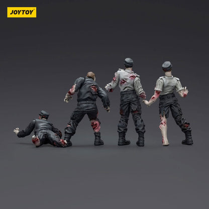 Zombie Dark Source Actiefiguren 4-Pack Beveiligers 8 cm