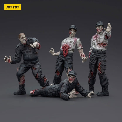 Zombie Dark Source Actiefiguren 4-Pack Beveiligers 8 cm