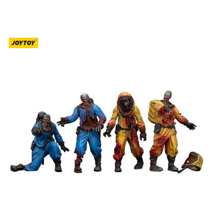 Zombie Dark Source-actiefiguren 4-pack Biochemical Lab Team 8 cm