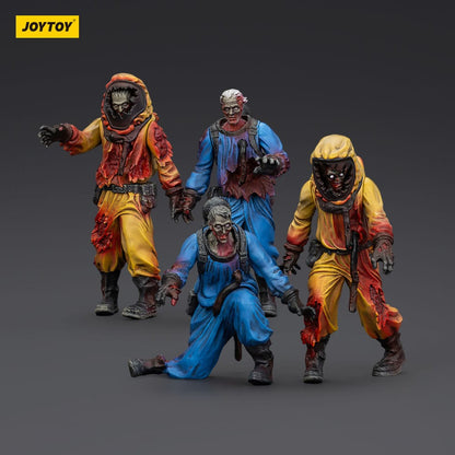 Zombie Dark Source-actiefiguren 4-pack Biochemical Lab Team 8 cm
