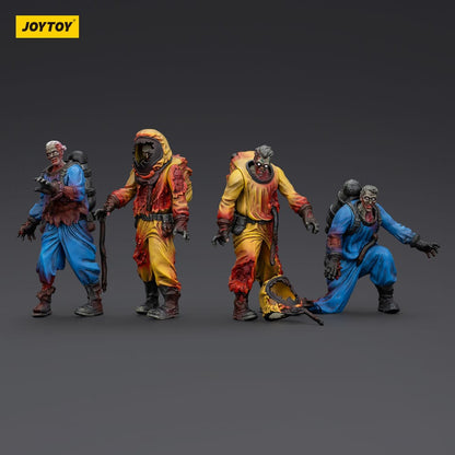 Zombie Dark Source-actiefiguren 4-pack Biochemical Lab Team 8 cm