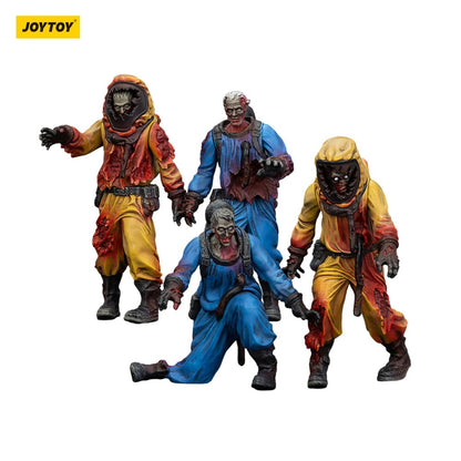 Zombie Dark Source-actiefiguren 4-pack Biochemical Lab Team 8 cm