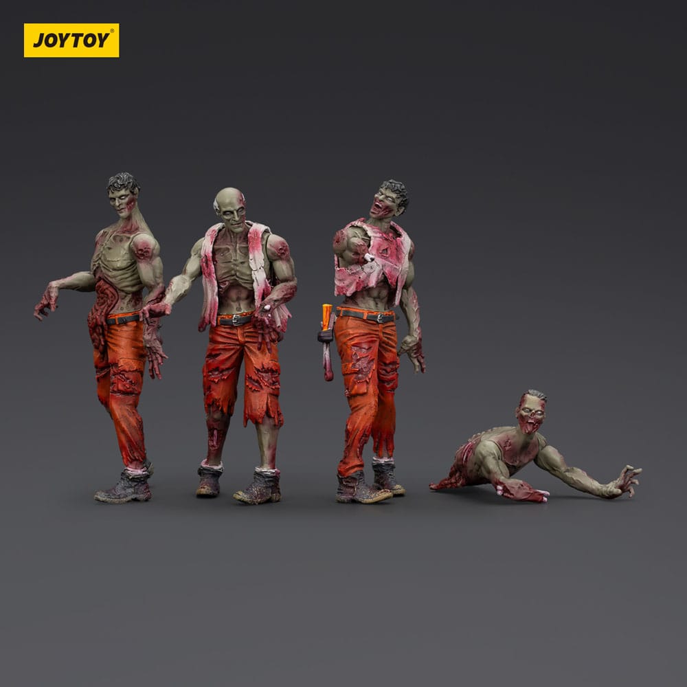 Zombie Dark Source-actiefiguren 4-pack Mechanic Team 8 cm