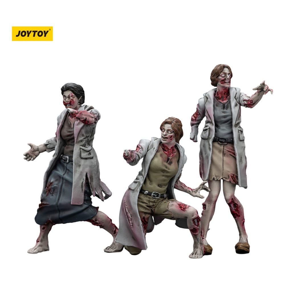 Zombie Dark Source-actiefiguren 3-pack Medics 8 cm