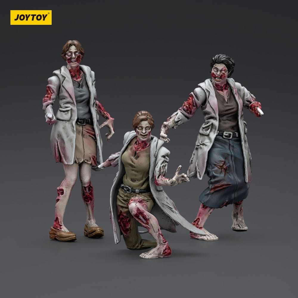 Zombie Dark Source-actiefiguren 3-pack Medics 8 cm