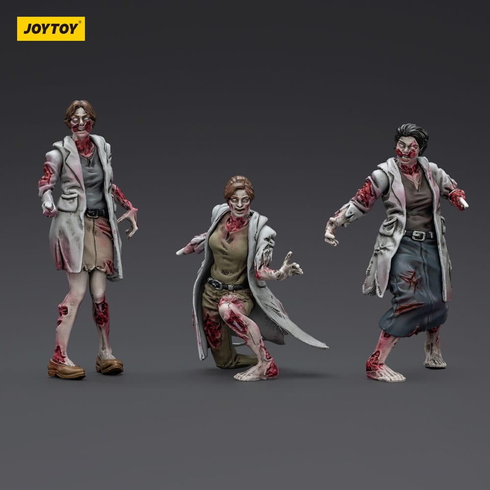 Zombie Dark Source-actiefiguren 3-pack Medics 8 cm