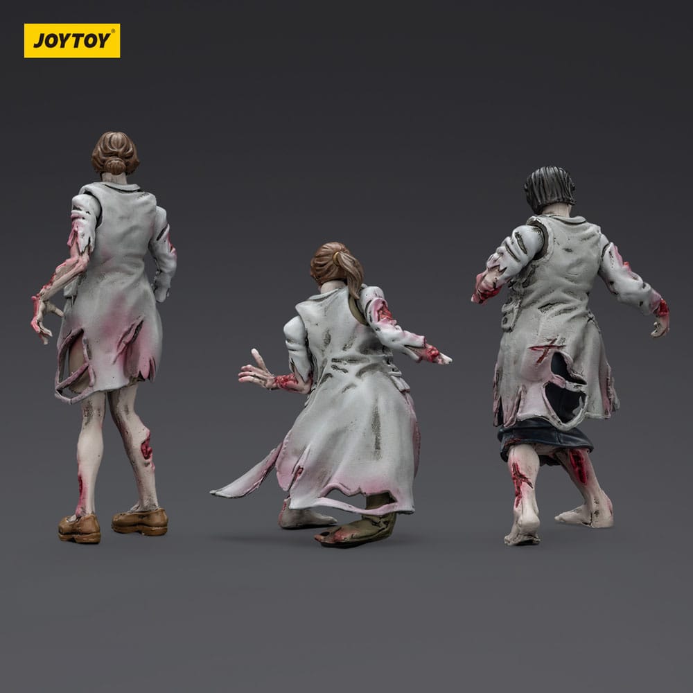 Zombie Dark Source-actiefiguren 3-pack Medics 8 cm