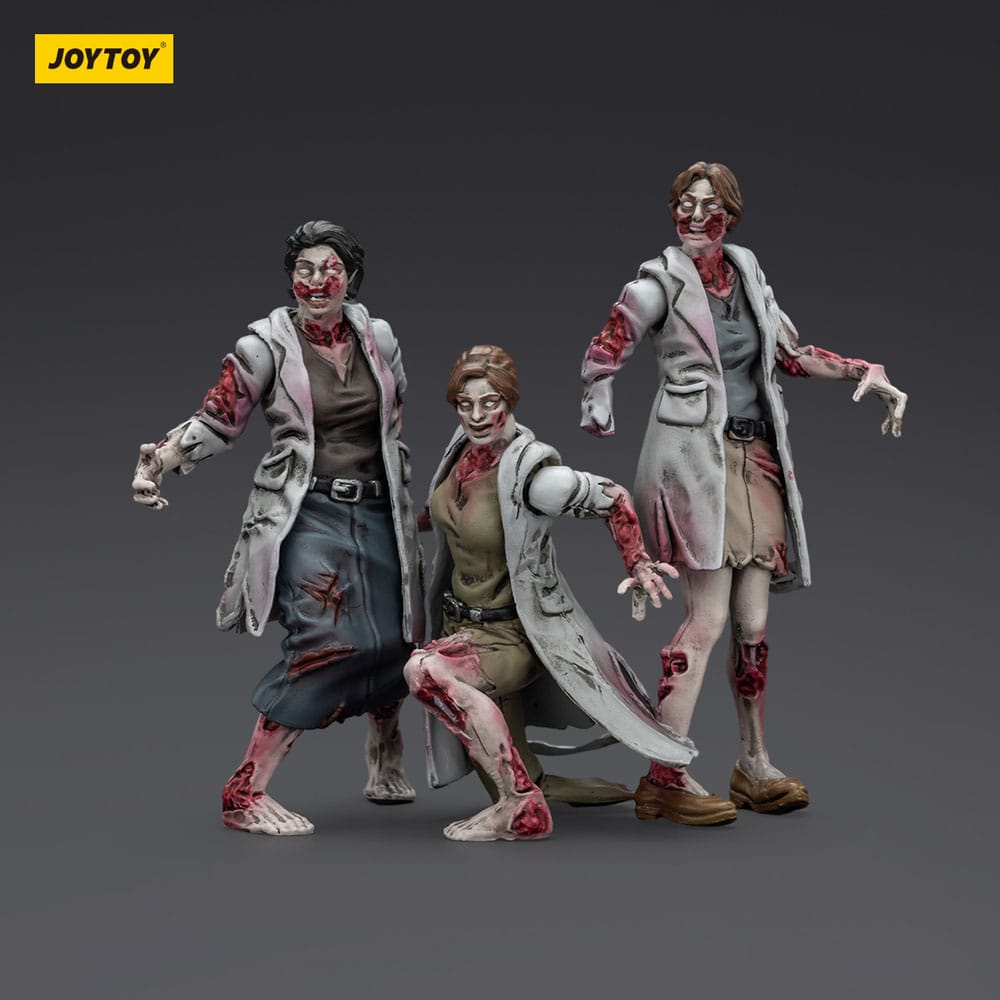 Zombie Dark Source-actiefiguren 3-pack Medics 8 cm