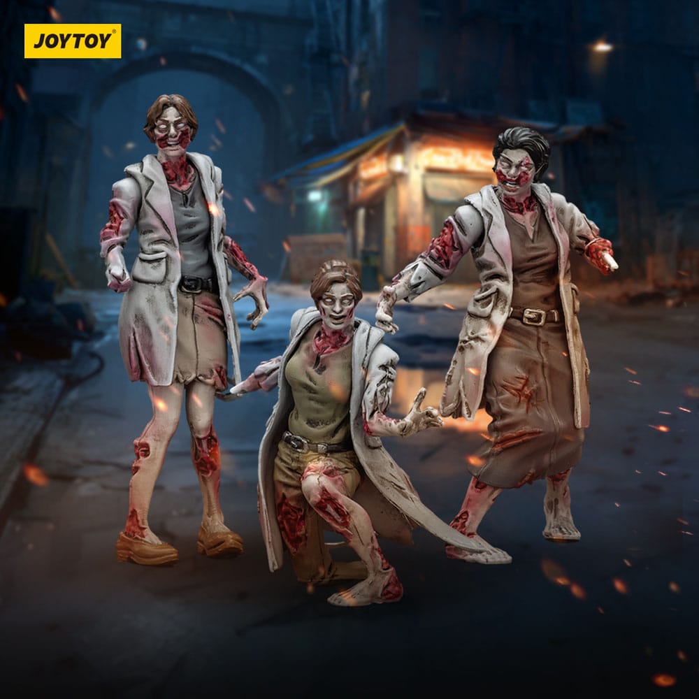 Zombie Dark Source-actiefiguren 3-pack Medics 8 cm