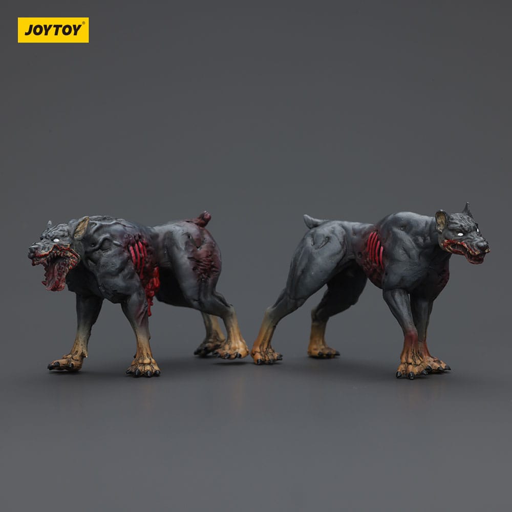 Zombie Dark Source Actiefiguren 2-pack Politiehonden 8 cm
