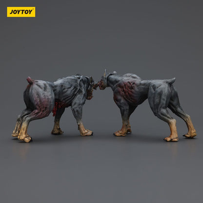Zombie Dark Source Actiefiguren 2-pack Politiehonden 8 cm