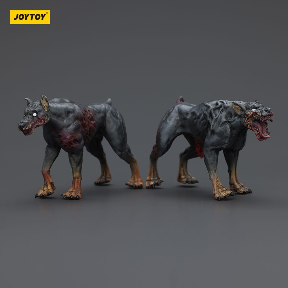 Zombie Dark Source Actiefiguren 2-pack Politiehonden 8 cm
