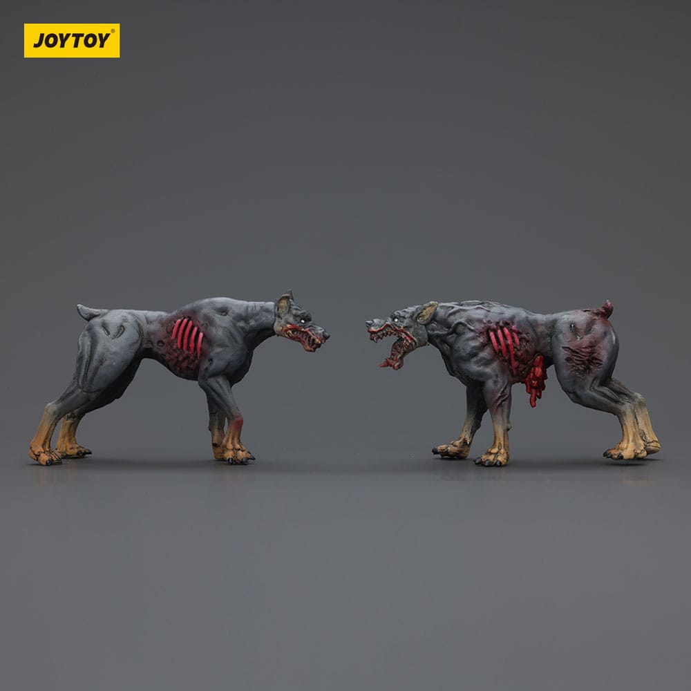 Zombie Dark Source Actiefiguren 2-pack Politiehonden 8 cm