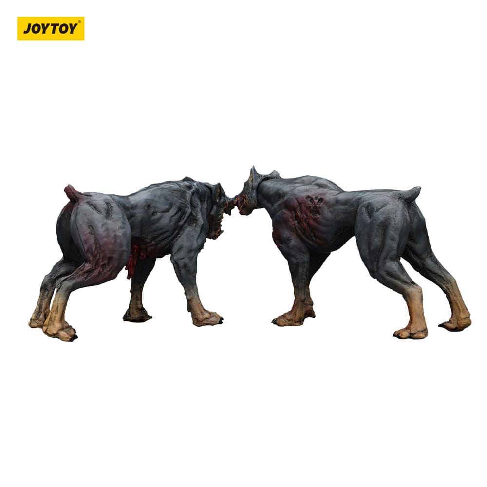 Zombie Dark Source Actiefiguren 2-pack Politiehonden 8 cm