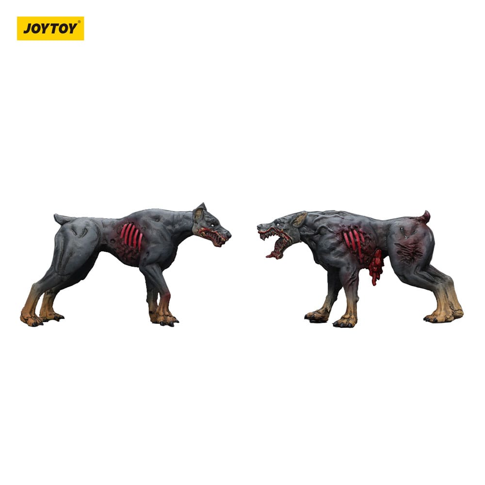 Zombie Dark Source Actiefiguren 2-pack Politiehonden 8 cm