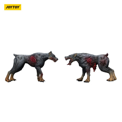 Zombie Dark Source Actiefiguren 2-pack Politiehonden 8 cm