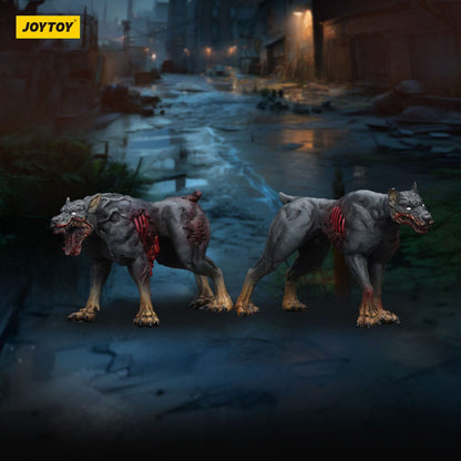 Zombie Dark Source Actiefiguren 2-pack Politiehonden 8 cm