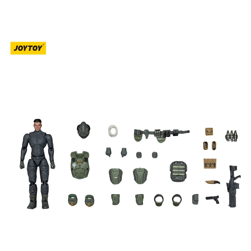 APOC Serie Dark Source Actiefiguur Bedrock Standaard Combat Mecha Piloot 8 cm