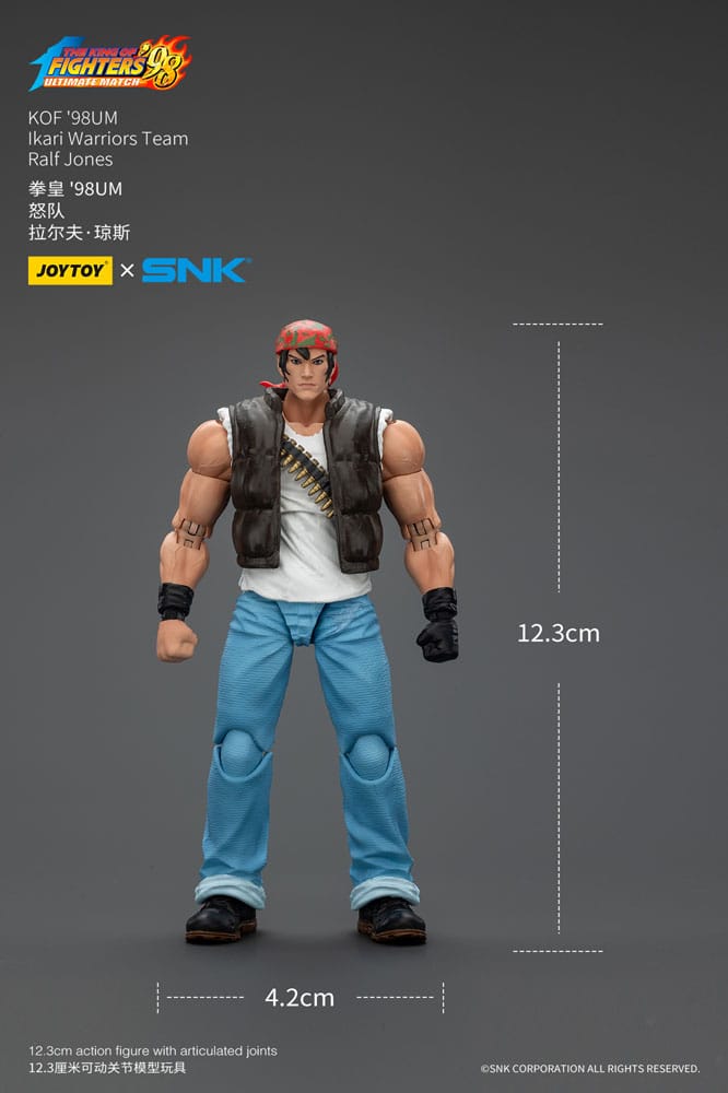 The King Of Fighters '98 Actiefiguur Hero Team Ralf Jones 12 cm