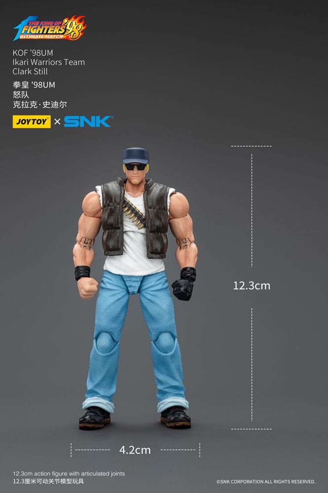 The King Of Fighters '98 Actiefiguur Hero Team Clark Still 12 cm