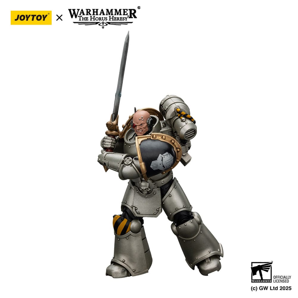 Warhammer The Horus Heresy Action Figure 1/18 lron Warriors Command Squad Chosen met Legion Standard 12 cm