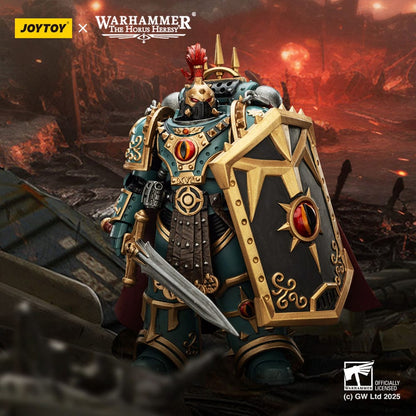 Warhammer The Horus Heresy Actiefiguur Zonen van Horus Kleine Horus Aximand Kapitein van de 5e Compagnie 20 cm