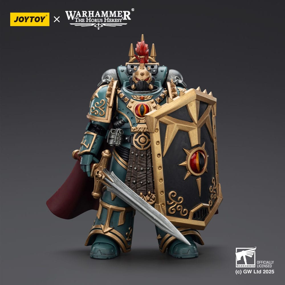 Warhammer The Horus Heresy Actiefiguur Zonen van Horus Kleine Horus Aximand Kapitein van de 5e Compagnie 20 cm