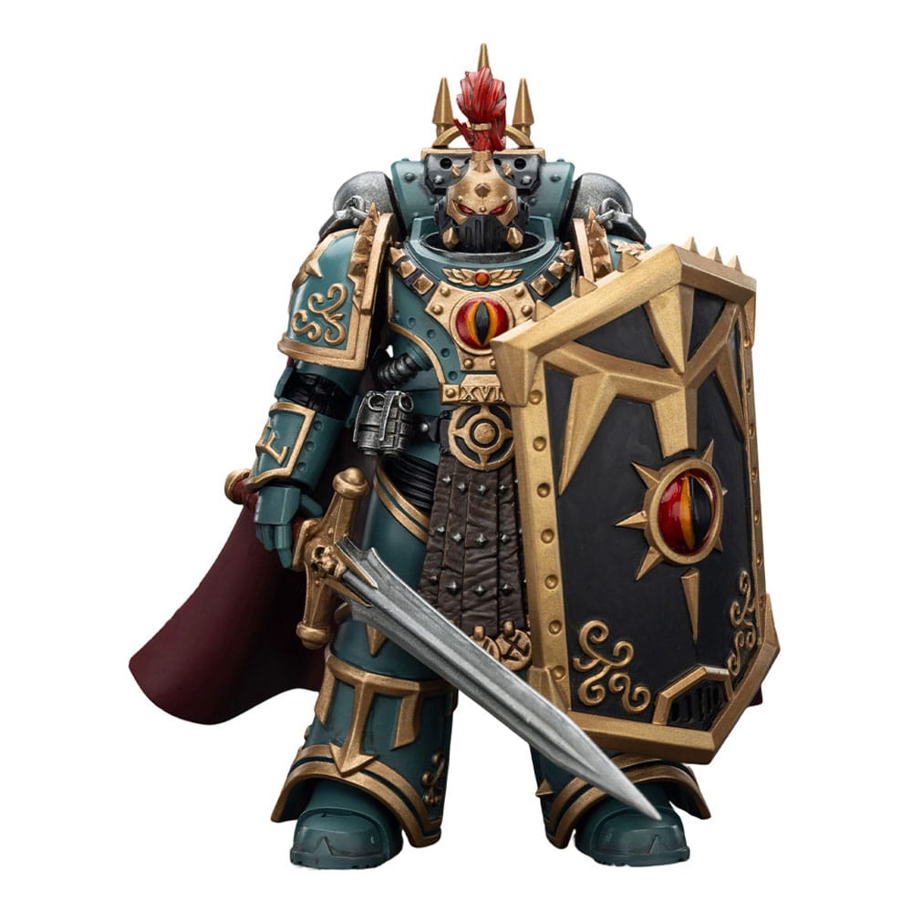 Warhammer The Horus Heresy Actiefiguur Zonen van Horus Kleine Horus Aximand Kapitein van de 5e Compagnie 20 cm