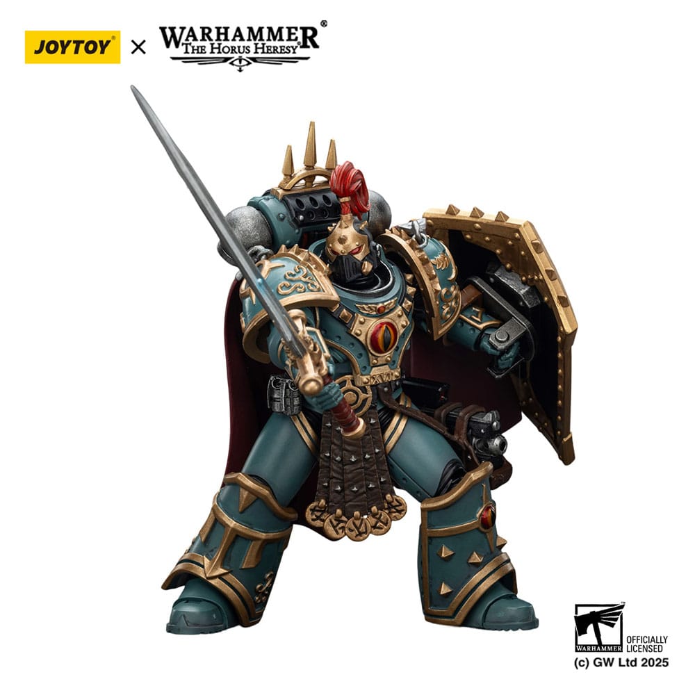 Warhammer The Horus Heresy Actiefiguur Zonen van Horus Kleine Horus Aximand Kapitein van de 5e Compagnie 20 cm
