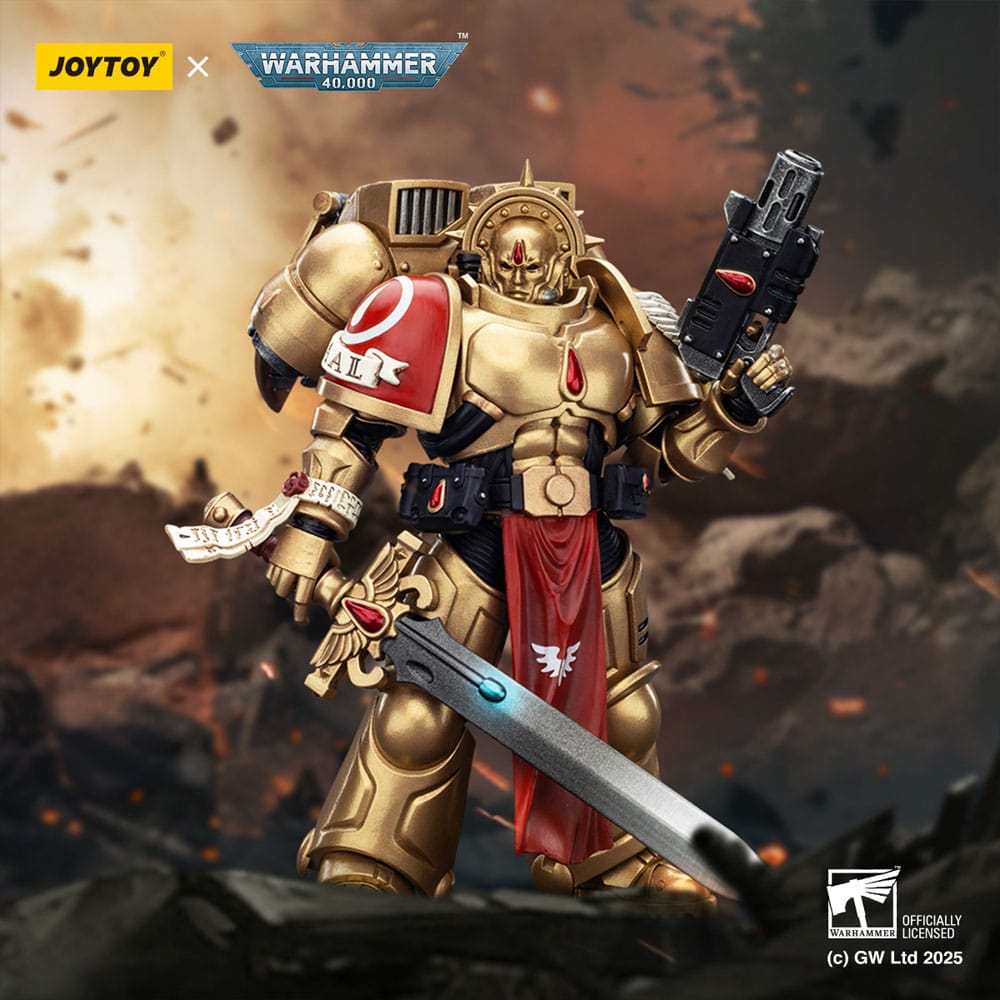 Warhammer 40.000: Combat Patrol Blood Angels Actiefiguur Sanguinary Guard 1 met Inferno-pistool en Encarmine-zwaard 20 cm